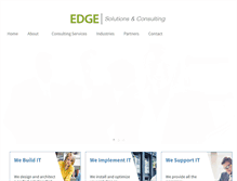 Tablet Screenshot of edgesolutionsandconsulting.com